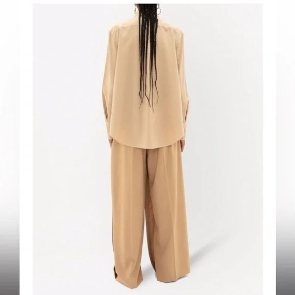 JW ANDERSON Waterfall poplin shirt, size 2